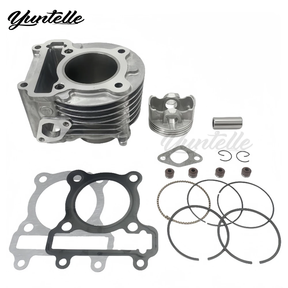 58.5mm Bore Cylinder Block Piston Ring Gasket Kit For YAMAHA BWS125 ZUMA125 YW125 CYGNUS-X Mio125 NXC125 Motorcycle Accessories