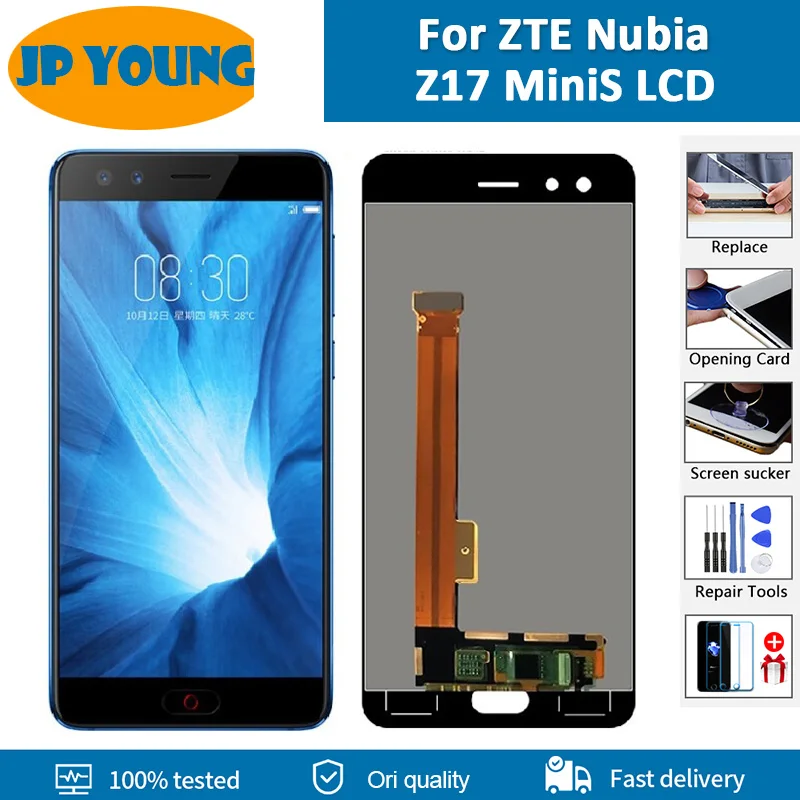 

5.2" Original lcd For ZTE Nubia Z17 Mini S NX589J LCD Screen Display Touch Screen Panel Digitizer For Z17MiniS NX589H Display