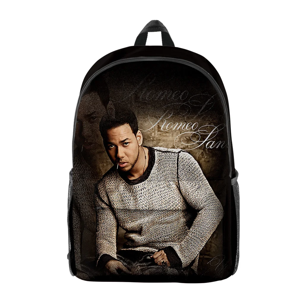 

Romeo Santos Harajuku New Anime Backpack Adult Unisex Kids Bags Casual Daypack Backpack School Anime Bags Back To School