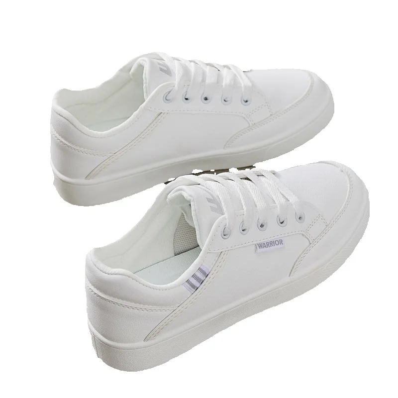 Weiße Damen Skaterschuhe Aus Leder Für Freizeit Und Alltag_voghion.com