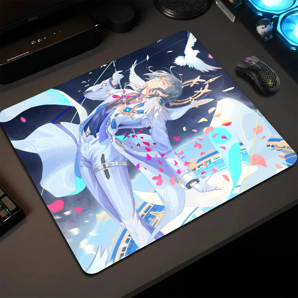 Sunday Honkai Star Rail Mousepad Small LockEdge Mouse Pad For Gamers Computer Desk Pad Anti-slip Rubber