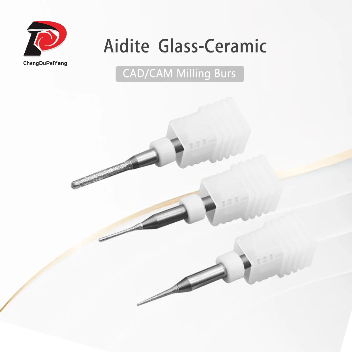 

Milling Burs Dental Cad Cam Glass Ceramic Aidite Cutter Milling Burs D4/D6