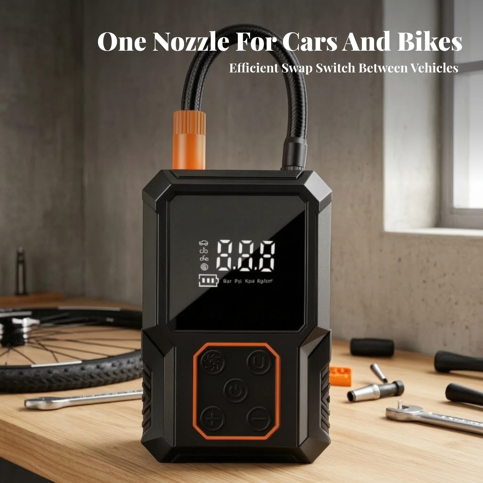 เครื่องสูบลมยางแบบพกพา ขนาดกะท - Car Portable Tire Inflator บทวิจารณ์และราคา