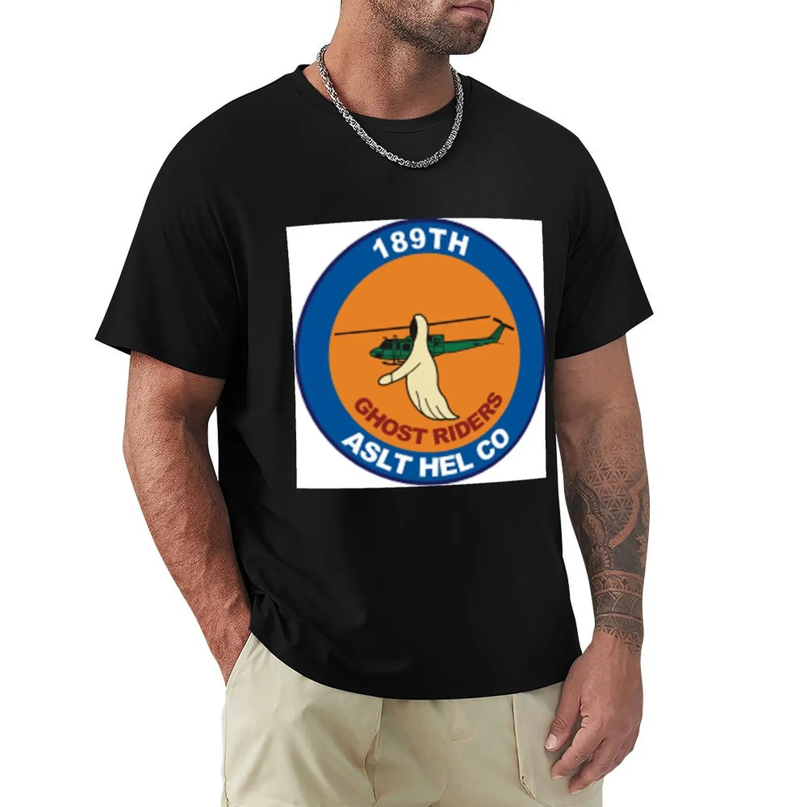 189th Assault Helicopter Co. Decal T-Shirt t shirt man cotton T-Shirt