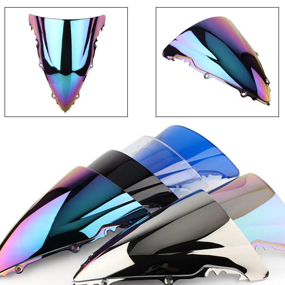 Motorcycle screen Double Bubble Windshield Deflector Protector WindScreen For Yamaha YZF R6 600 2003 2004 2005 YZFR6 YZF-R6