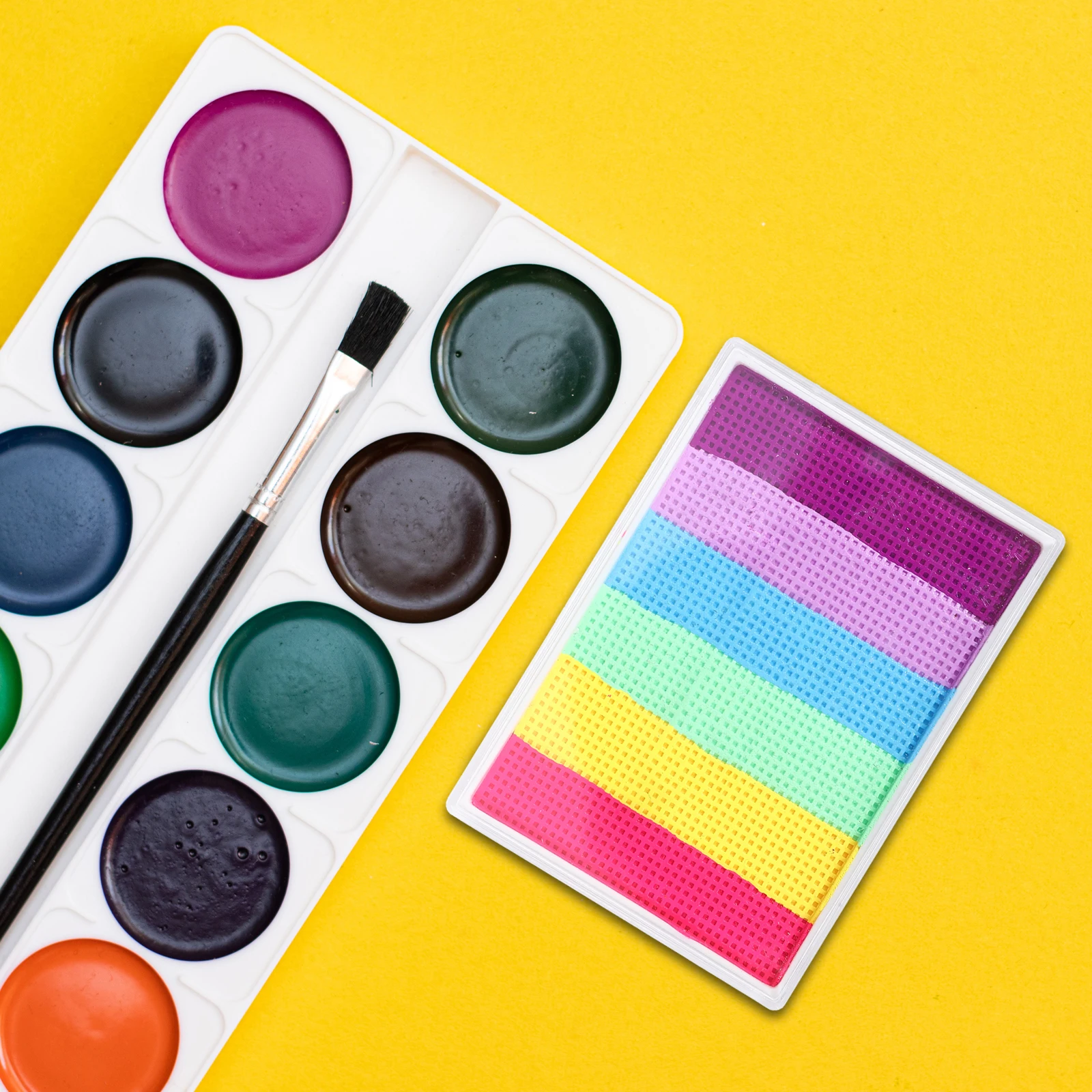 

1 Box Face Body Paint Safe Multi-Color Combination Non-Toxic Water Solution Makeup Kit for Festival Party Cosplay Face Painting