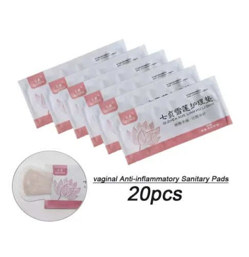 10/20Pcs Female Gynecological Sanitary Pads Vaginal infection Silver ion care Pads relief external Genital itching Sanitary Pads
