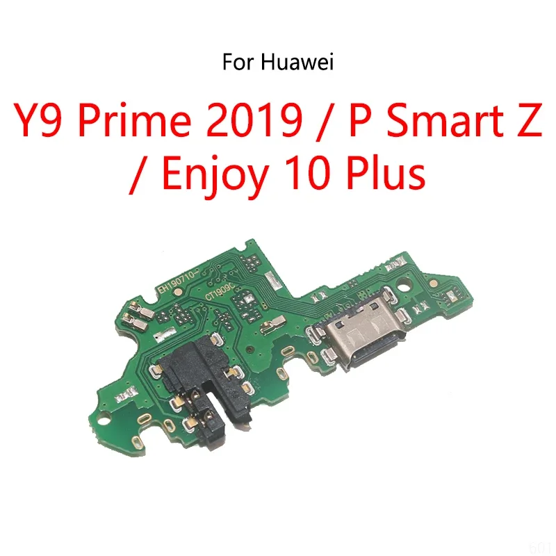 10PCS For Huawei Y9 Prime 2019 / Enjoy 10 Plus / P Smart Z USB Charging Dock Port Socket Jack Connector Charge Board Flex Cable