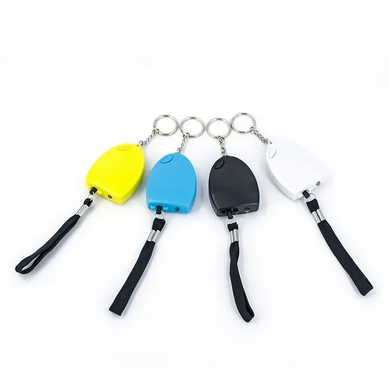 Self Defense ALARM 130dB Anti-Wolf Girl เด็กผู้หญิงความปลอดภัยป้องกันการแจ้งเตือนความปลอดภัยส่วนบุคคล Scream Loud พวงกุญแจปลุกฉุกเฉิน
