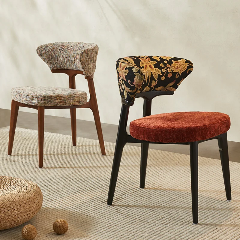 

Waterproof Italian Dining Chairs Luxury Cushion Conference Office Dining Chair Bar Throne Sillas Para Comedor Furniture Home