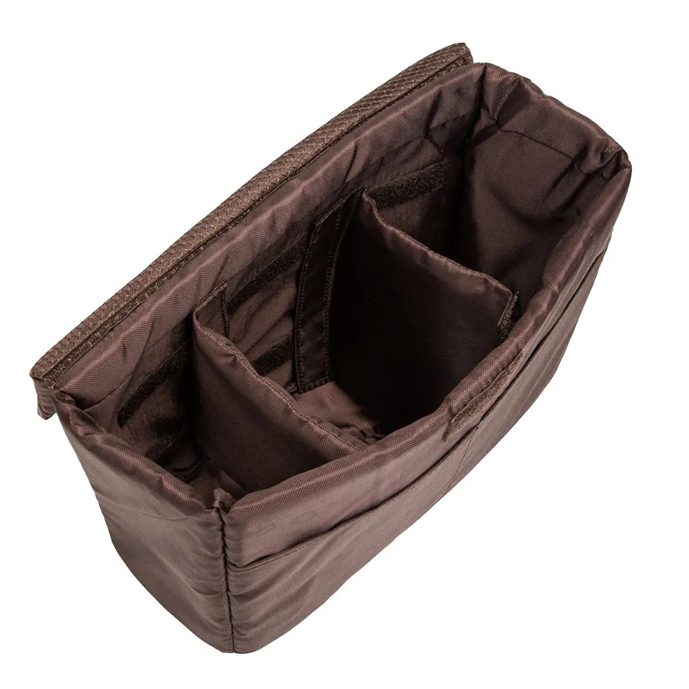 

Водонепроницаемая нейлоновая сумка для камеры (1 шт.) для DSLR/беззеркальных камер, объективов, внешних аккумуляторов, планшетов, паспортов, органайзер-чехол с дополнительными отделениями