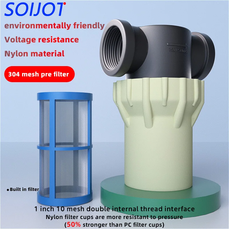

1inch internal thread filter, 32 water pipes, 304 stainless steel filter, pre filter, tap water pipe filter Pressure and explo