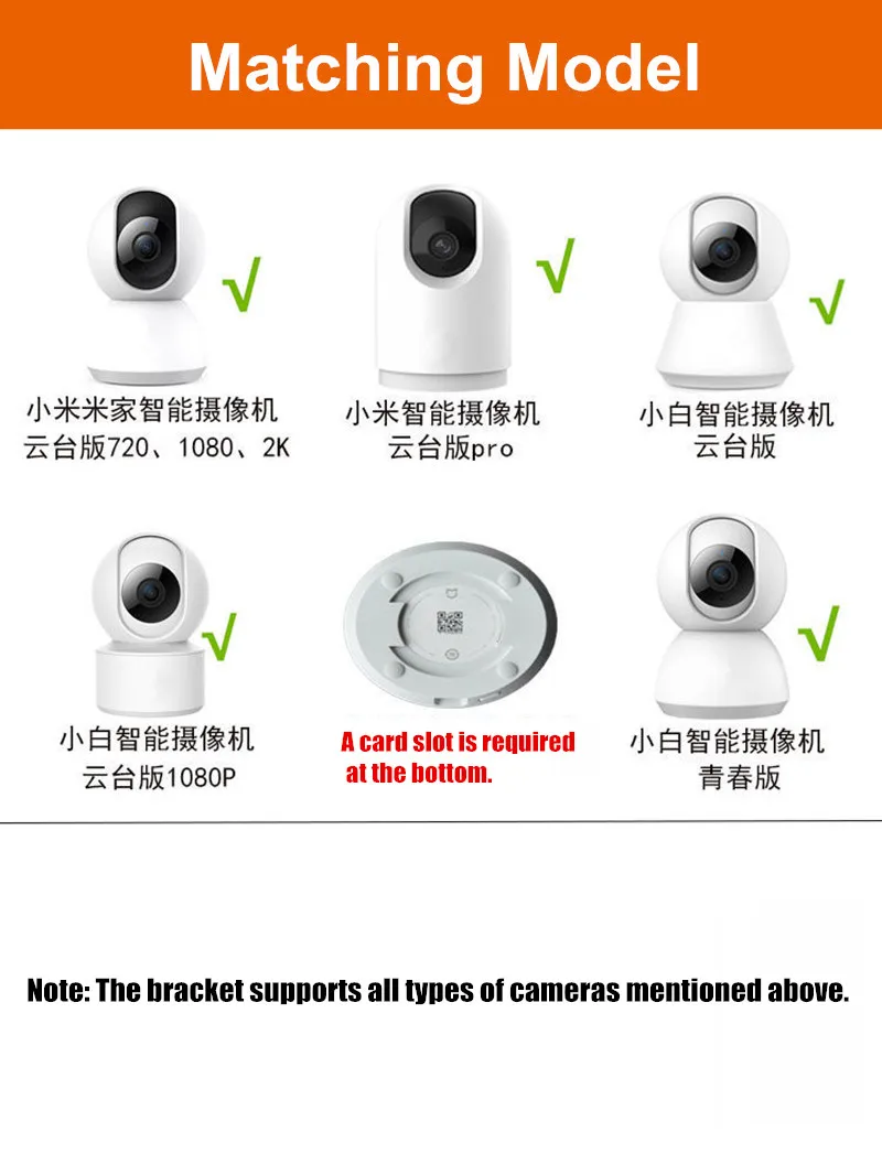 42cm wielofunkcyjny uchwyt kamery CCTV stojak uchwyt ścienny dla Xiaomi Wifi Cam Home Security nadzór kamera IP Baby Monitor