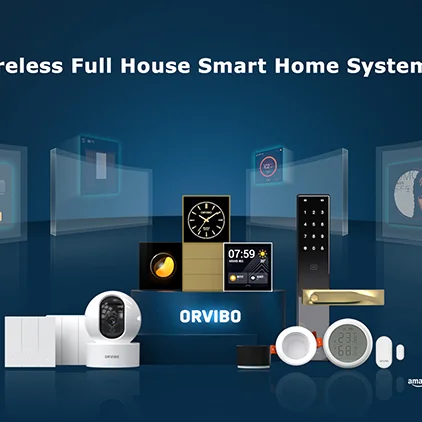 ORVIBO full house smart home automation devices with lighting control, security, curtain control,ac control ect