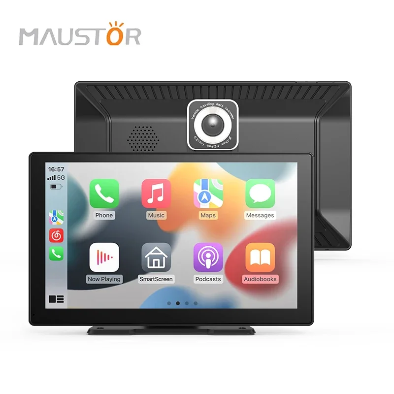 

2025 New 9 Inch Car Radio IPS Touch Screen Wireless Android Auto Dual Lens Carplay GPS Navigation Car Video DVD Player