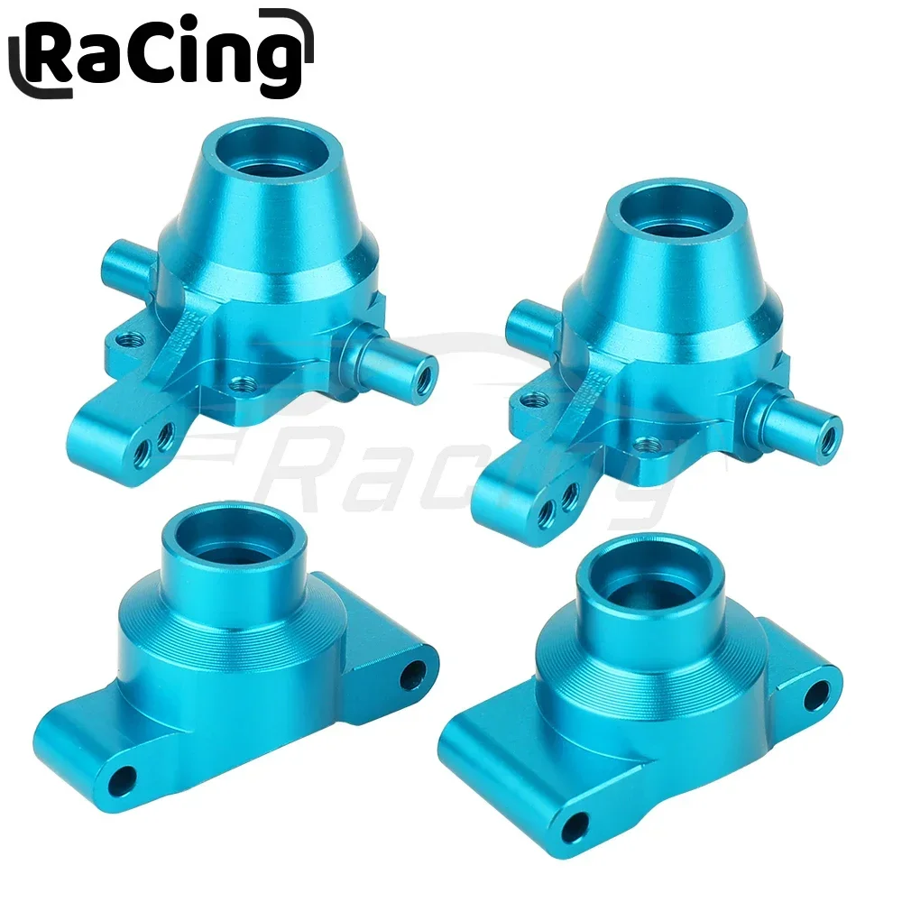 Aluminum Alloy Front Rear Knuckle Arm Steering Cup Upright Hub Carrier For 1/10 RC Car Tamiya TT-01 TT01 Upgrade Parts