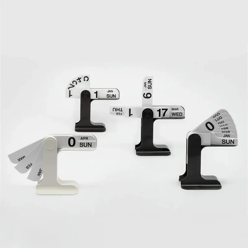 INS Design Desktop Calendar, Criativo e Simples, Moderno, Papelaria para Escritório, Decoração da Sala, Flip Calendar, 2023, 2024