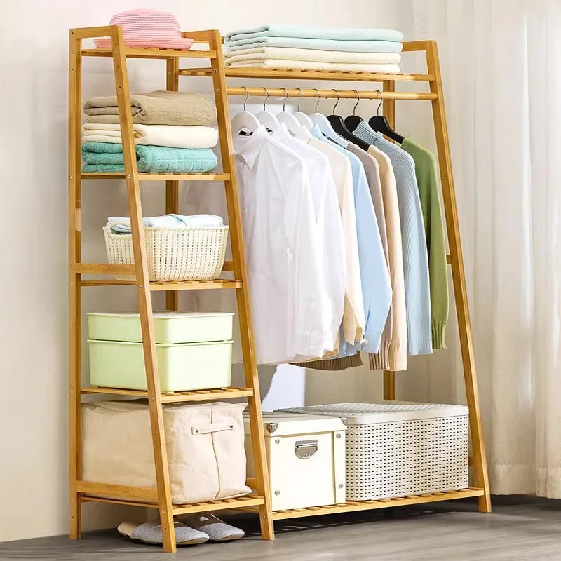 الزاوية شماعات معطف رفوف غرفة نوم الرجعية المنظم المنزل باو معطف رفوف الوقوف الخيزران الأثاث Veшаulka plataforma MHYMJ #2