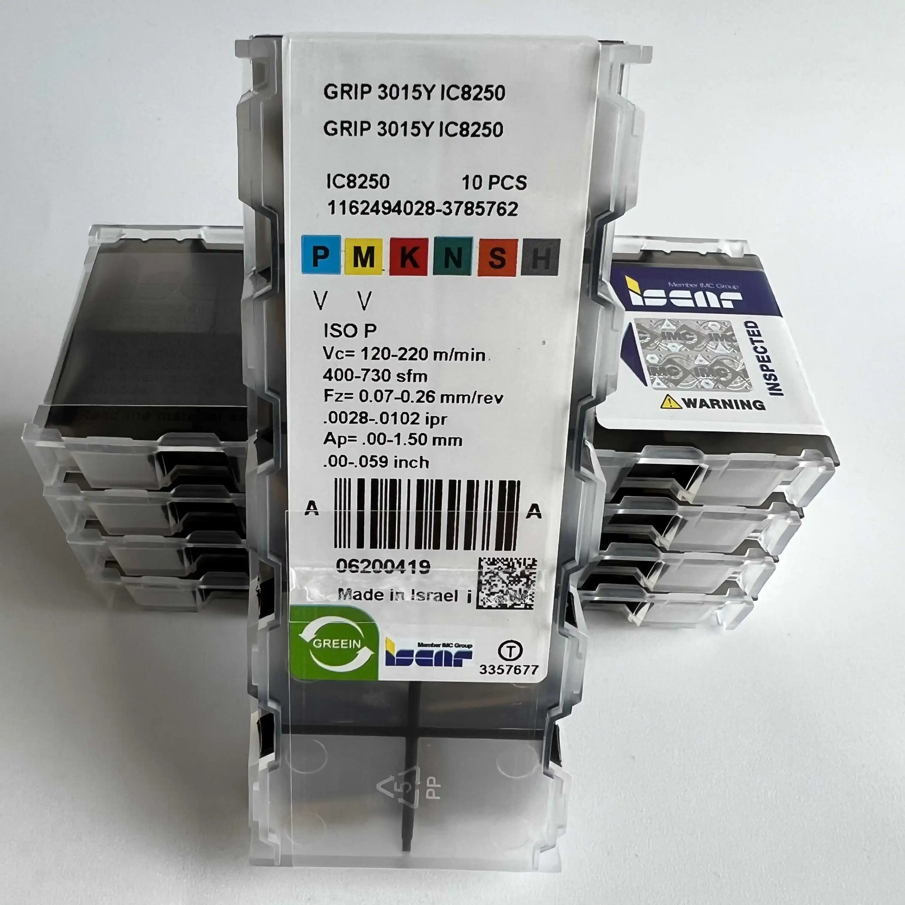 

ISCAR / GRIP3015Y IC8250/карбидные вставки 10 шт.