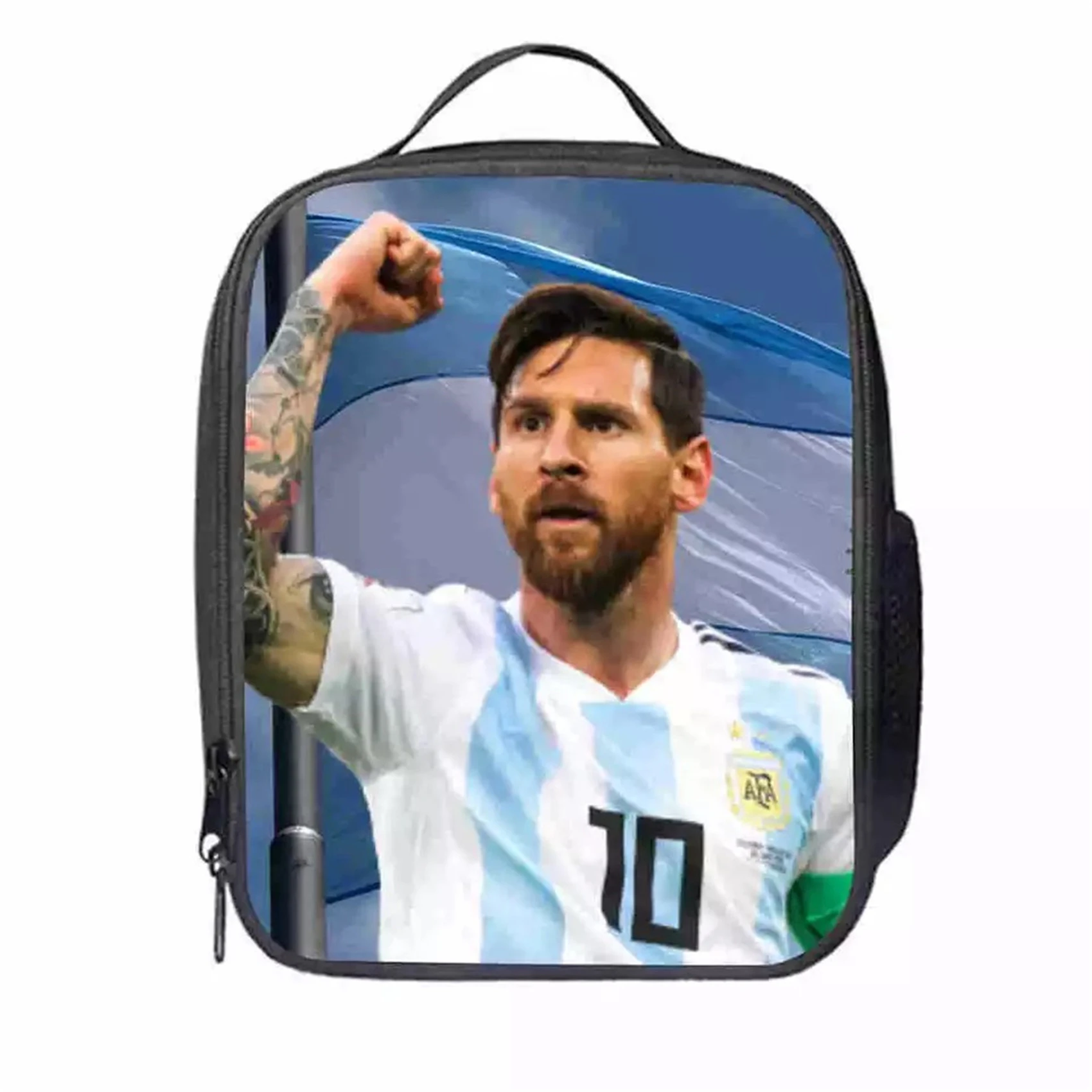 Embroidery Backpack Kit - 어린이 M-Messi 절연 내구성 도시락 상자