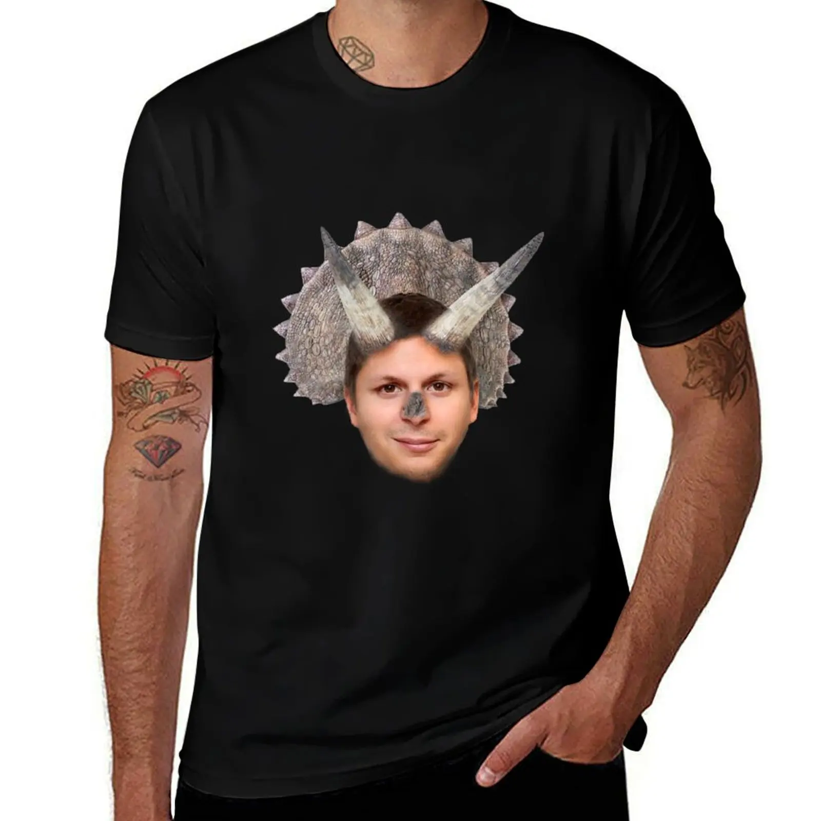 Michael Cera? Michael (Tri)Cera(tops). T-Shirt Graphic Print Short Sleeve T-Shirt