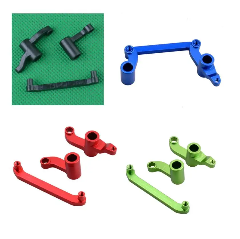 

HBX 18859 18858 18857 18856 1/18 RC Car Spare Parts Upgraded Metal Steering Parts / Original Plastic steering assembly 18109