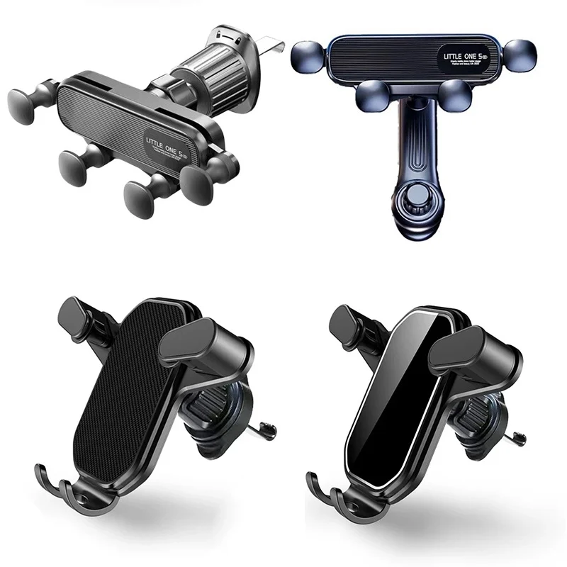 Gravity Car Phone Holder Car Air Vent Phone Mount Universal Shockproof Holder Mount for 4.7-7 Inch Mobile Phone GPS Clip New