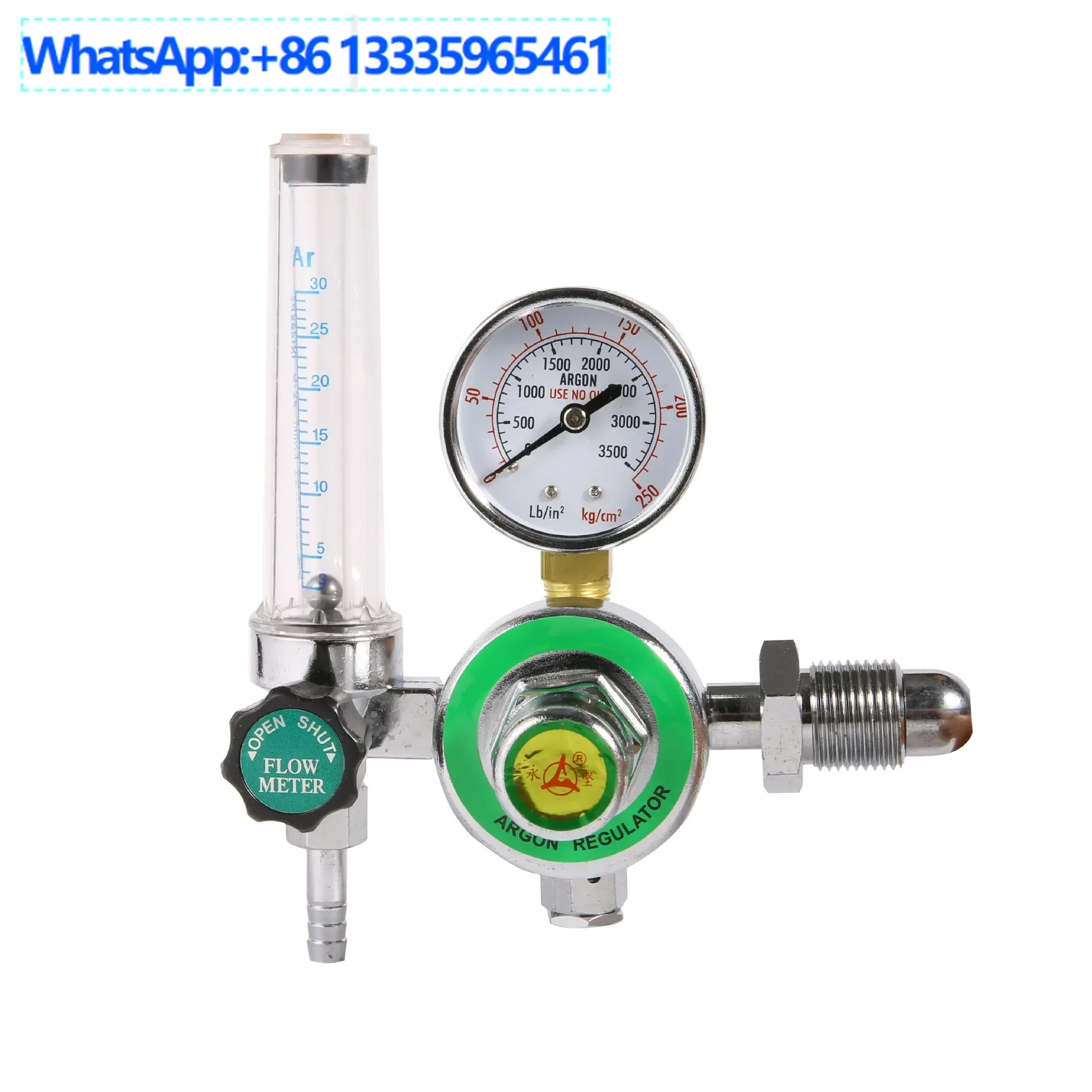 

Flow argon pressure reducer aluminum alloy argon meter anti-drop and shock-proof pressure relief meter valve customization