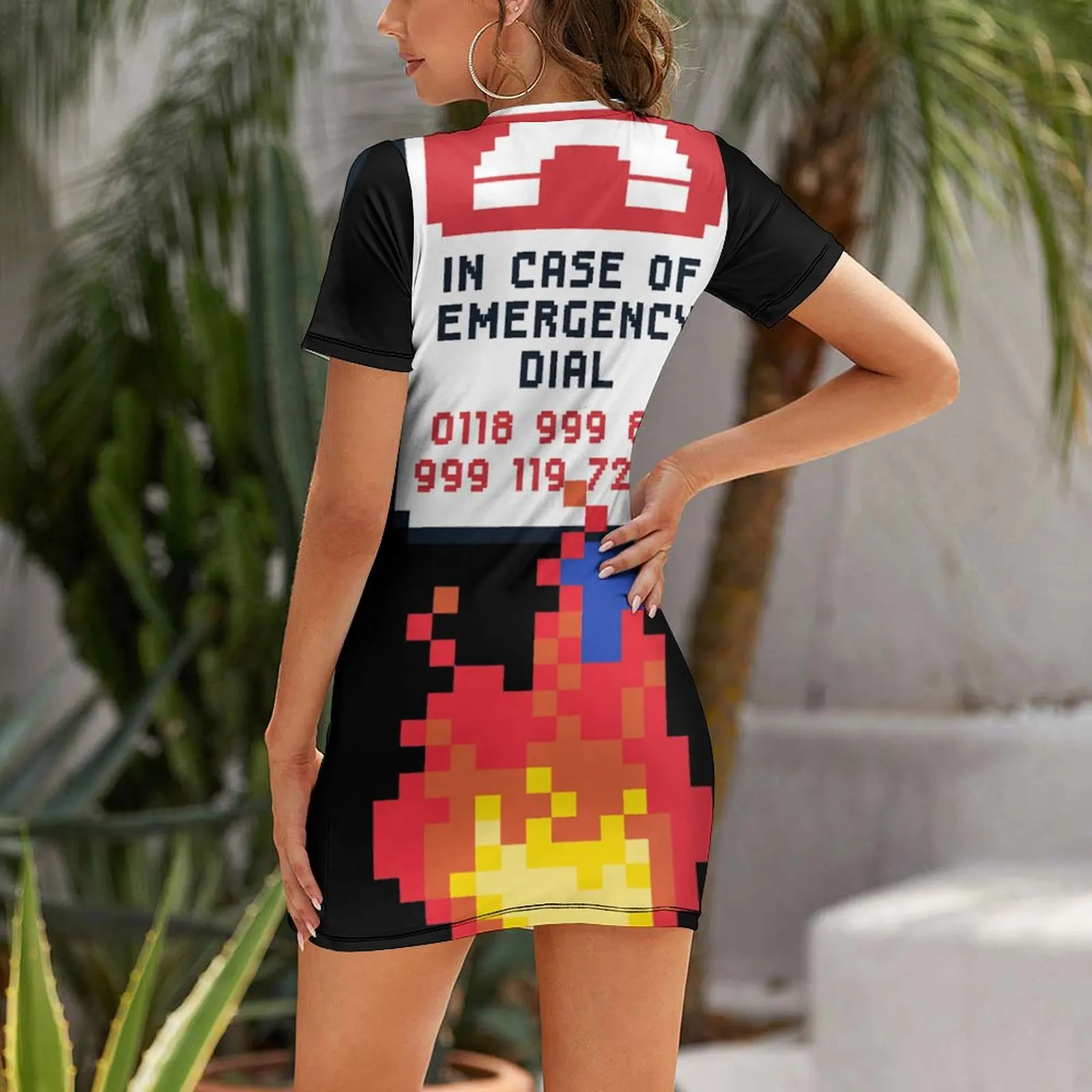 For Better Looking Responders Dial... Essential Short Sleeved Dress Top Quality Sexy  Woman's Dress Humor Graphic Cocktails Dres