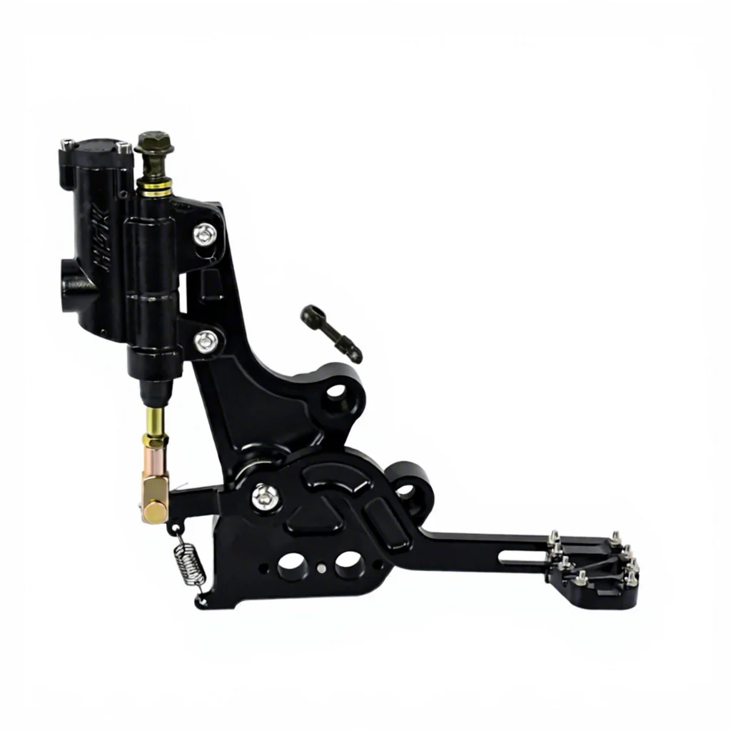 For For Surron Light Bee X Foot Peg Brake Kit Hydraulic Foot Pedal Brake Set Upgrade Ebike Parts