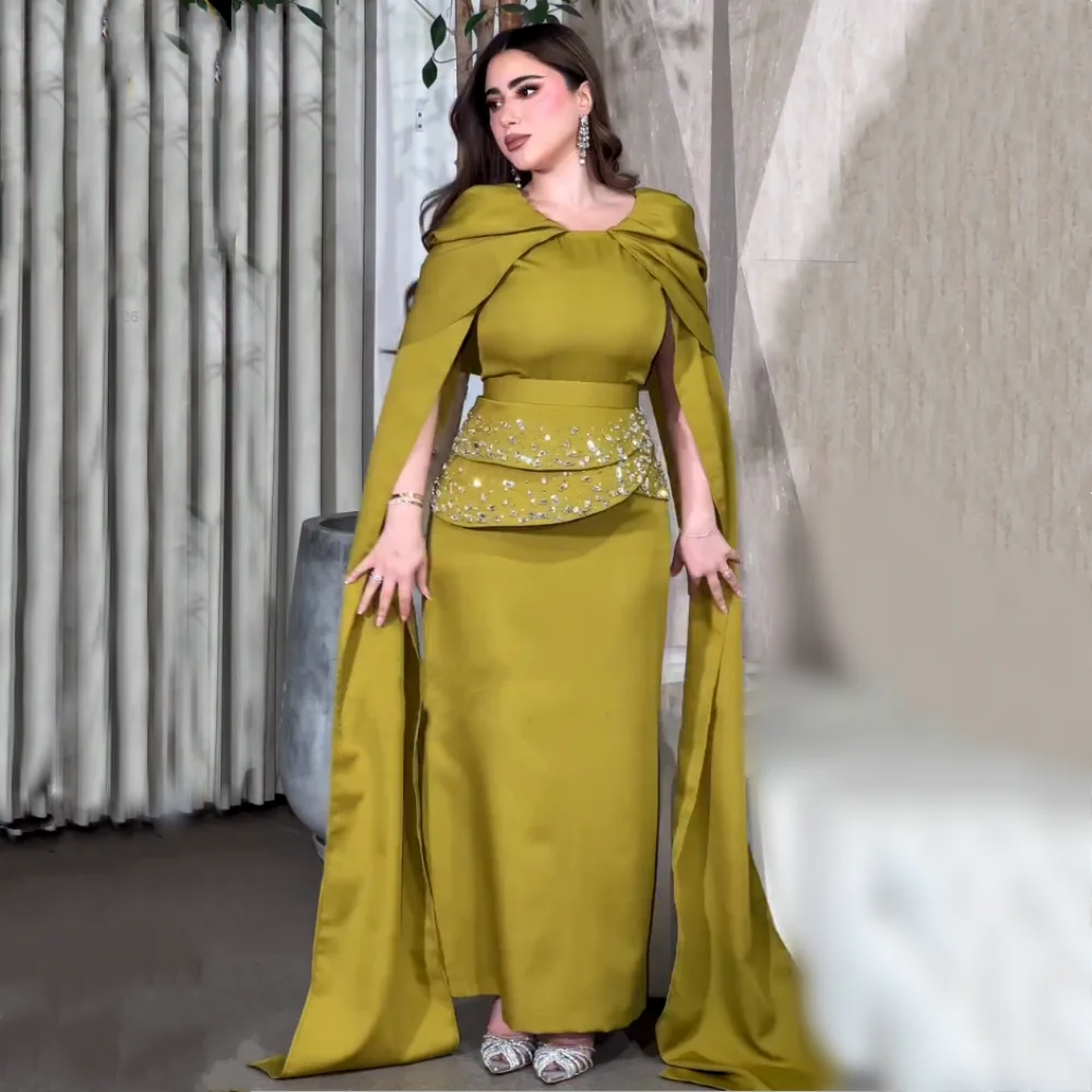 

Индивидуальное вечернее платье с блестками и стразами, прямое миди-платье на заказ для особых случаев, элегантное, для вечеринок и свадеб, высокое качество