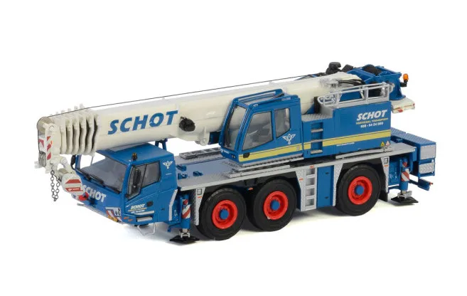 Collectible Toy Model WSI 1:50 Scale TADANO ATF 60G-3 Mobile Crane Engineering Machinery Diecast Toy Model,Schot 51-2047