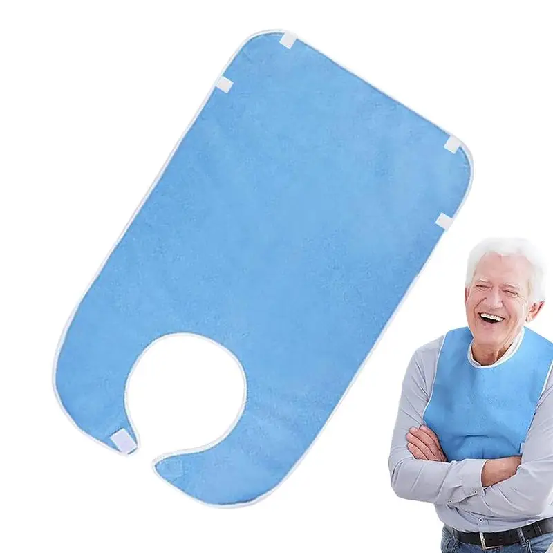

Adult Bibs Large Adult Bib Terry Cloth Eating Bib Adults Feeding Bibs Dining Clothing Protectors with Crumb Catcher Unisex
