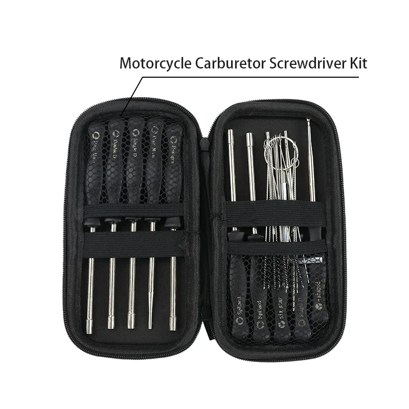 Motorcycle Tools Parts Synthetic Resin Carburetor Adjustment Kit For Dirt Bike 10 Piece Screwdriver Set Motocross Accessories