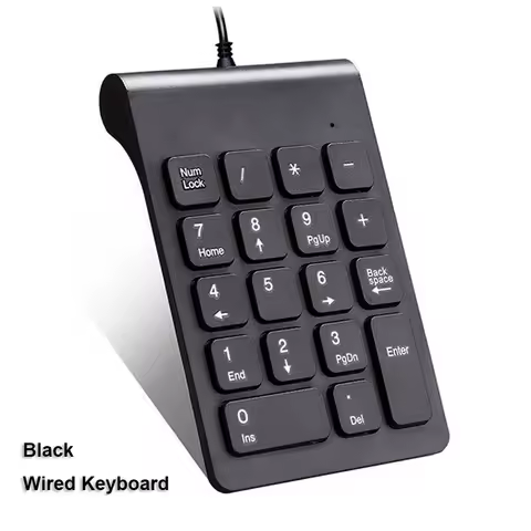 2.4G Computer Peripherals Ultra-Thin Wireless Digital Keyboard Number Pad Numeric Keypad 18 Keys For Laptop PC Notebook Desktop