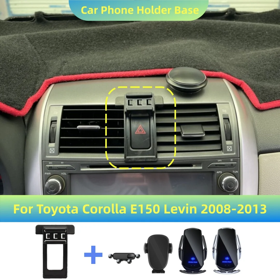 High-Quality Snap-On Base for Car Phone Holders, Compatible with Various Brackets, Fits 2008-2013 Toyota Corolla E150 & Levin