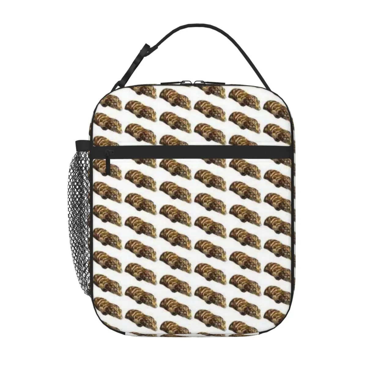Bestselling Custom Gecko Striped Snack Bag Safari Lunch Commuter Lunch Bag