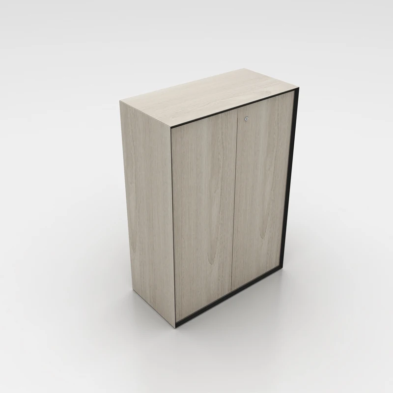 أثاث تخزين مكتبي بباب متأرجح، خزانة ملفات كبيرة من الخشب الصلب، مريحة وعملية ومتينة #3