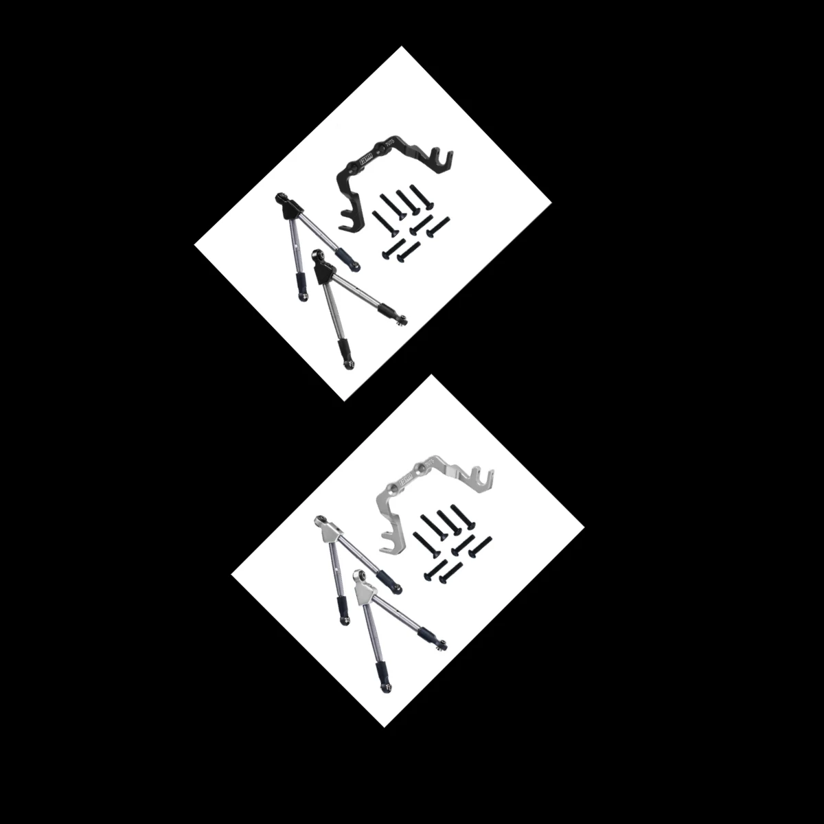 GPM Alu 7075 Front Tie Rods With Stabilizer For C Hub For TRAXXAS 1/10 Slash 4X4 LCG-68086-21