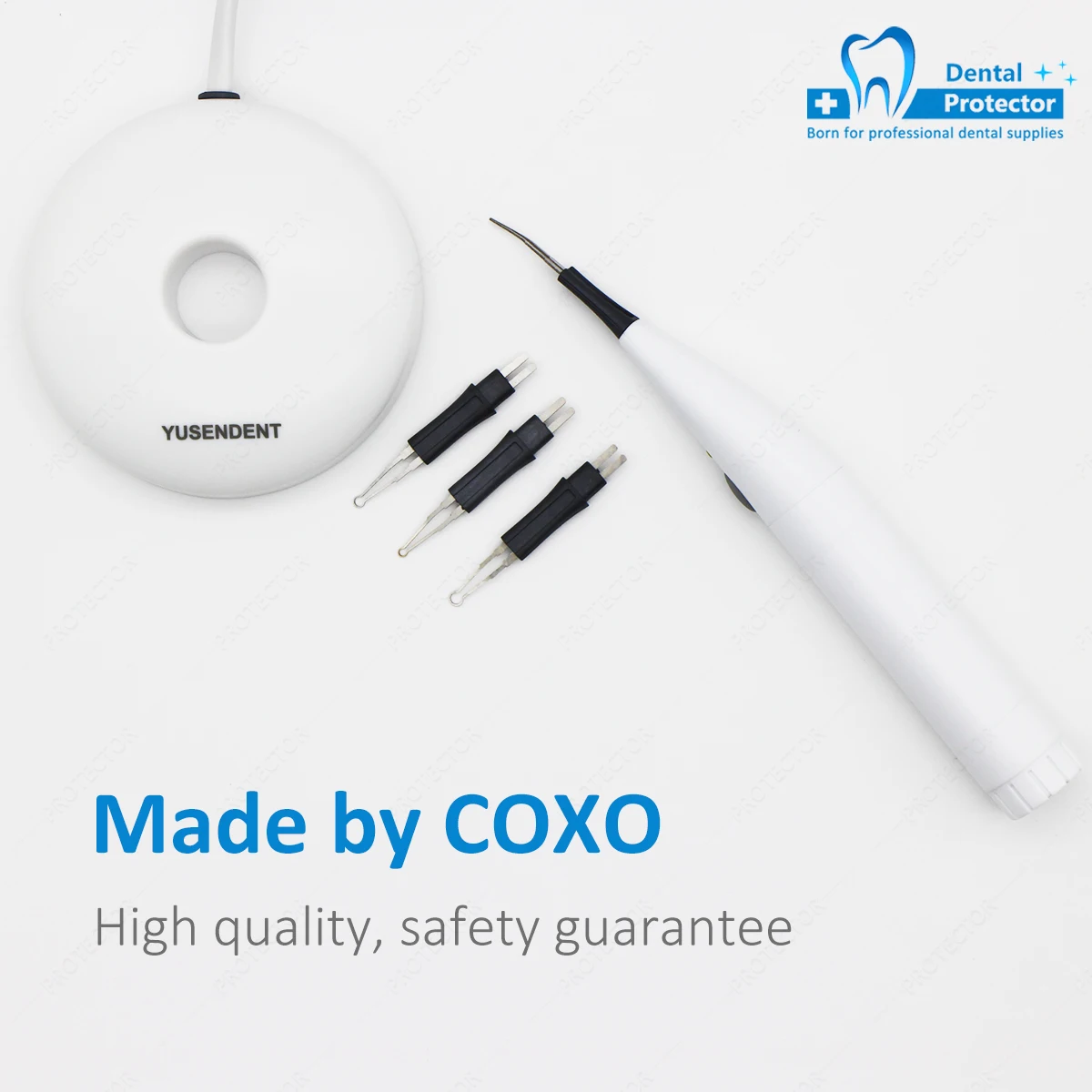 

YUSENDENT Dental Gutta Percha Tooth Gum Cutter with 4 Tips Endo Obturation System Dental Dissolved Breaker Gutta Percha Cutter