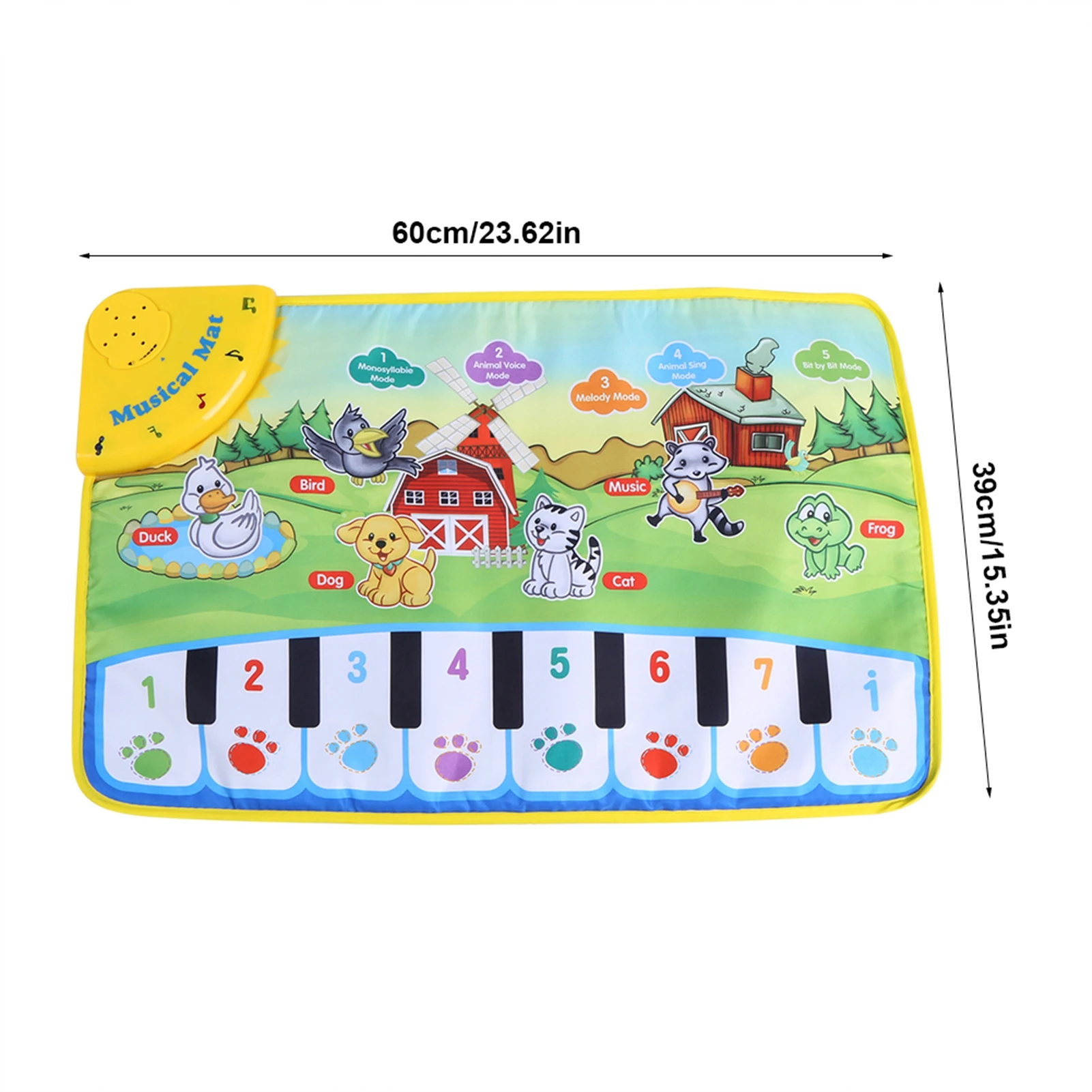 Polymères de musique pour enfants, tapis de piano, jouet musical, cadeau pour bébé