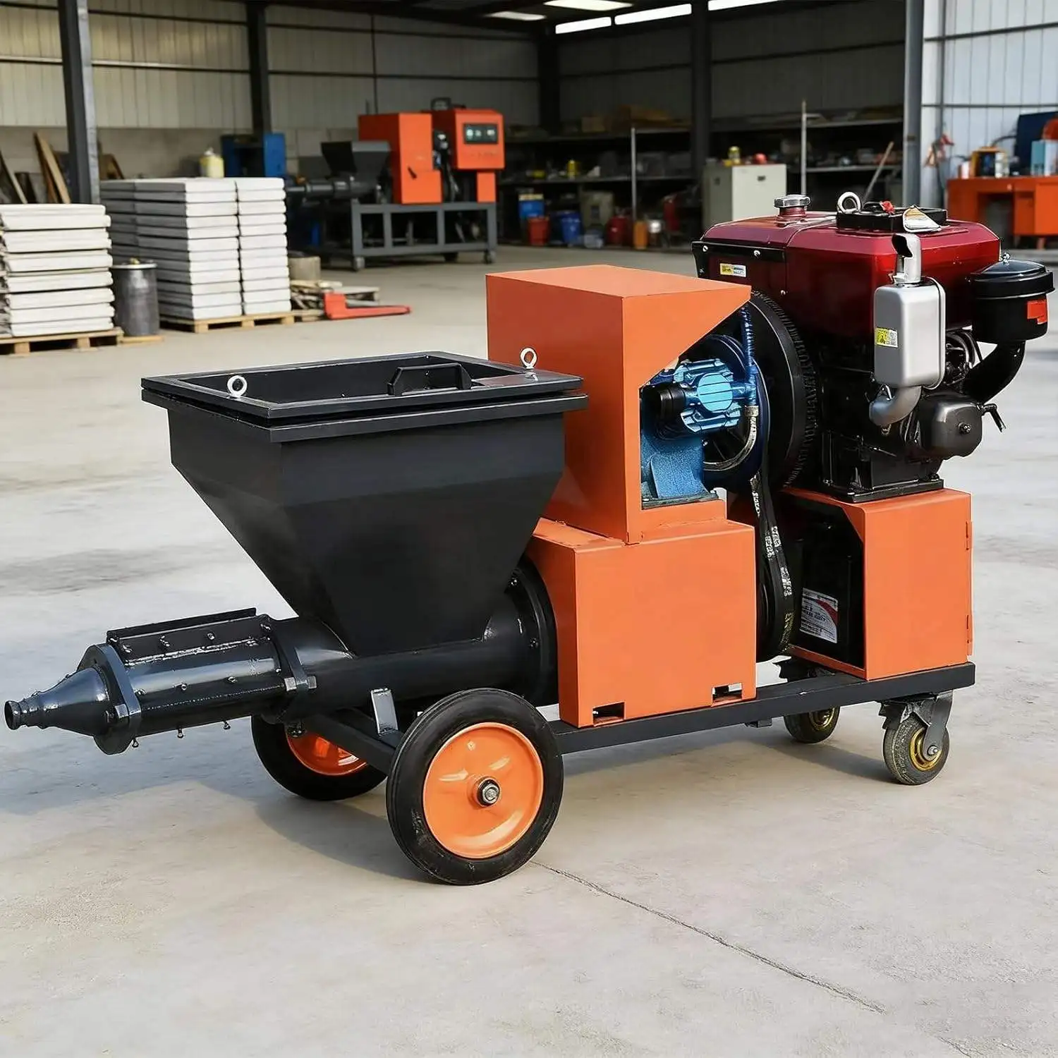 Wholesale Prices Plaster Mortar Spraying Machine Wall Cement Mortar Sprayer Spray Machine Pneumatic Mortar Spray Machine