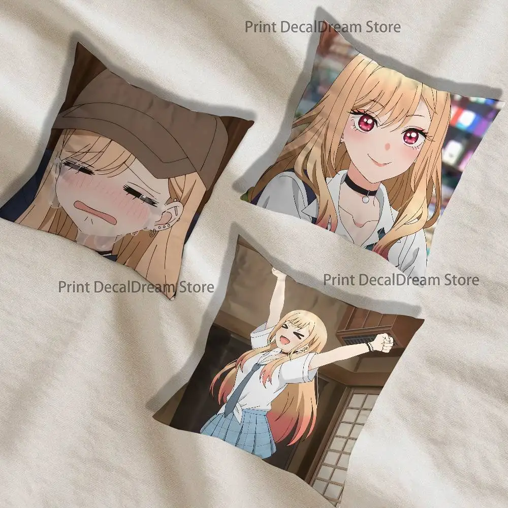 

K-Kitagawa Marin Anime Pillow Case Ultra Soft Skin Friendly Fabric Cloud Like Comfort & Concealed Zipper