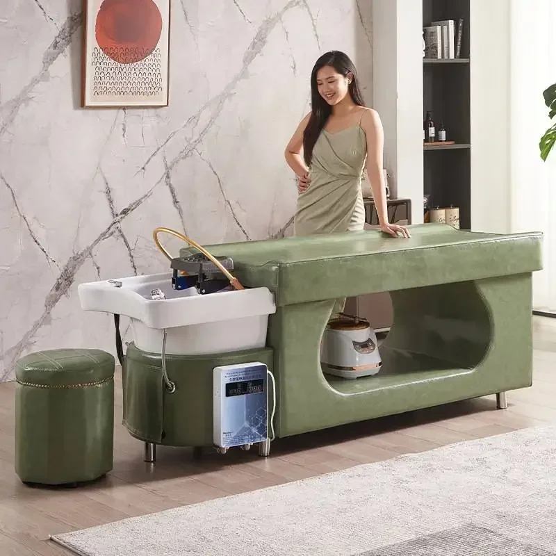 AA Shampoo bed special head treatment bed constant temperature water circulation medicinal bath hair care hair fumigation