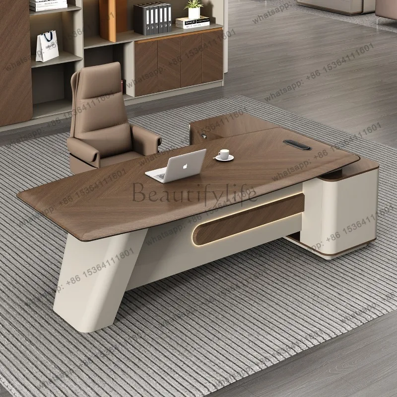 FG creative decoration office desk interior beauty wooden chinese style fashion office desk cheap mesas escritorio home products
