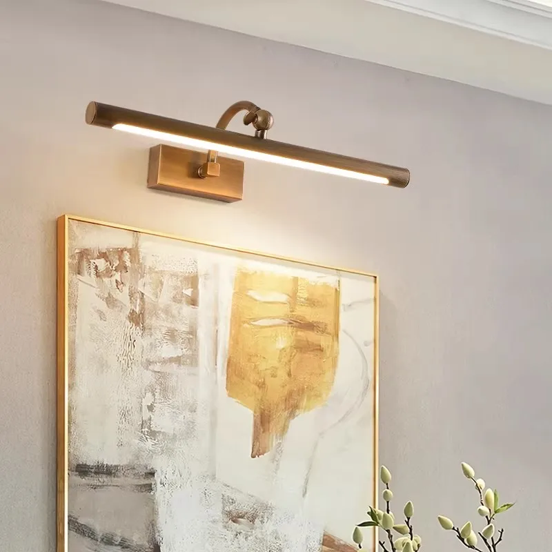 Brass Retro Painting Wall Lamp, Oil Painting Specific Lamp, Gallery Corridor Painting Lamp, Bathroom Mirror Light Vanity Light