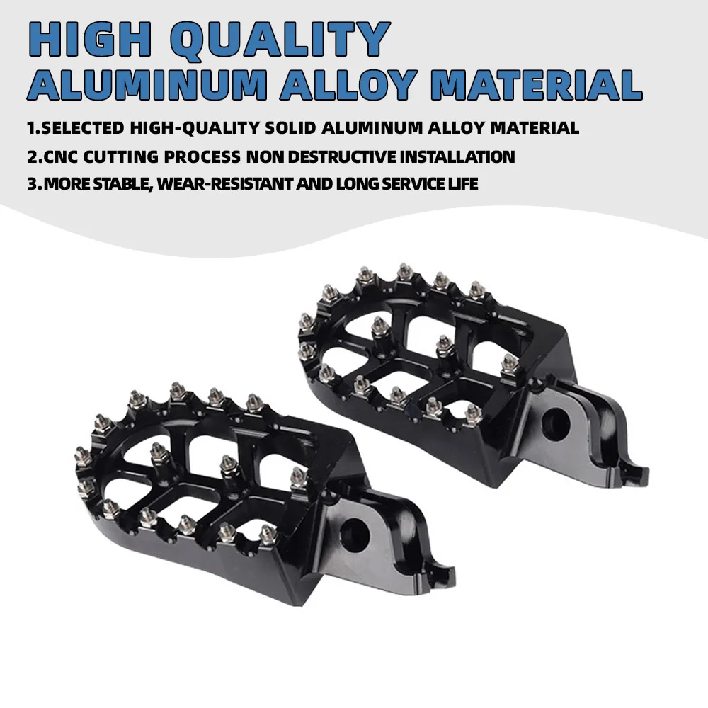 Für Kawasaki KX KLX KXF 250 450 250F 450F 250X 450X 450R KX250 Motorradzubehör Fußrasten Fußpedale Fußstützen – Detail 6