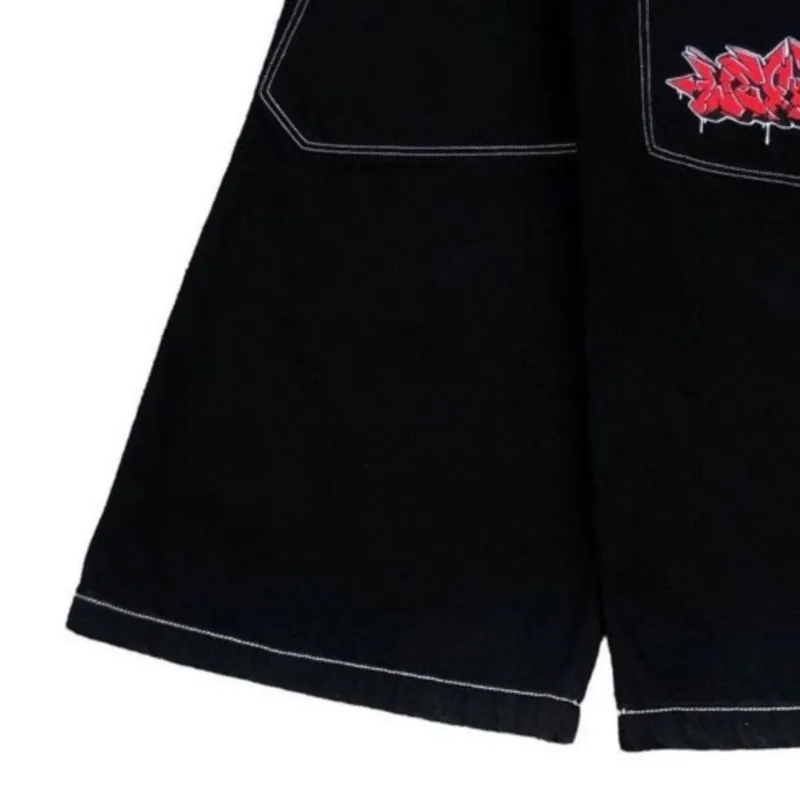 American Fashion Hip Hop Oversized Loose Jeans Women Street Y2K New Wide-leg Pants Unisex Jeans Harajuku Y2K punk view 3