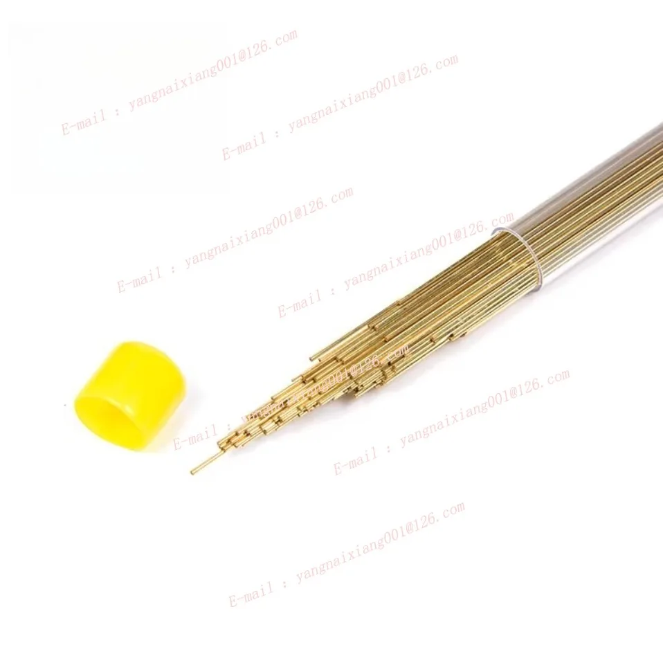 L400mm Single Hole Brass Copper Tube WEDM Drilling Machine EDM Wire Cutting Parts Slow Running Electrode Consumables Piercing