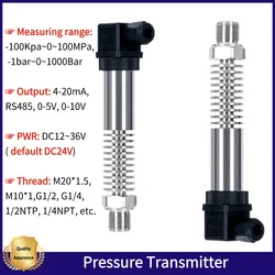 Transmetteur de pression en silicone avec dissipateur de chaleur, transducteur de haute température, diffusion de vapeur, huile, carburant, 4-20ma